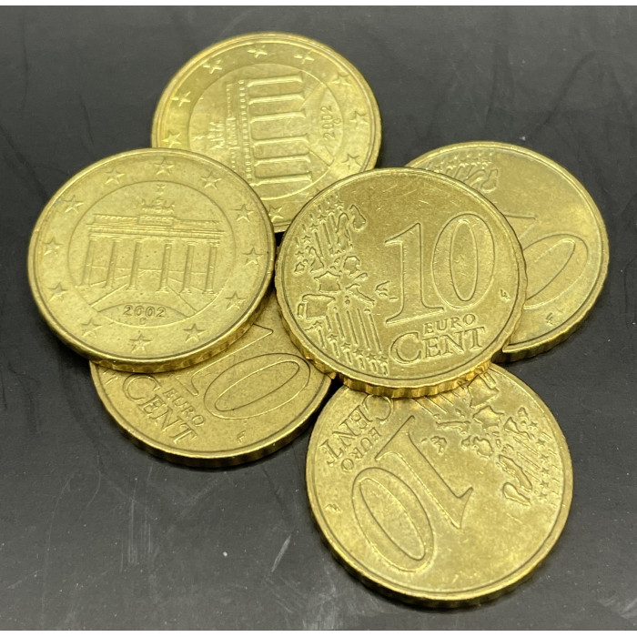 Германия 10 Евроцентов 2002-2003 год (BOX726)