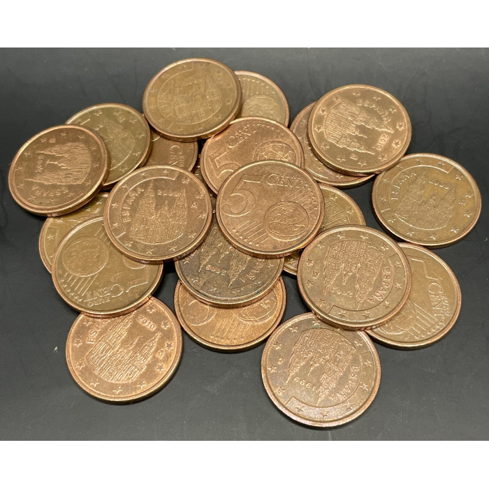 Испания 5 Евроцентов 1999-2010 год (BOX710)