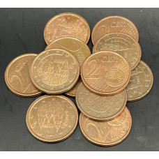 Испания 2 Евроцента 1999-2015 год (BOX1088)