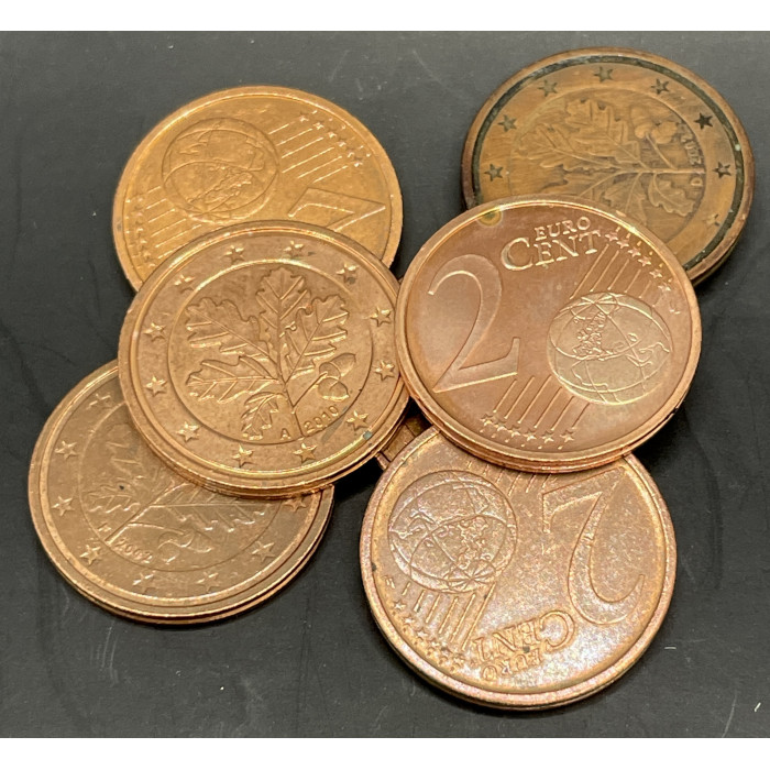 Германия 2 Евроцента 2002-2011 год (BOX980)