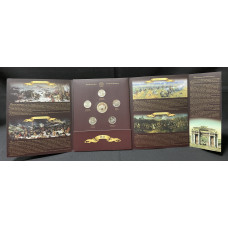 Россия. Набор ЦБРФ Сражения, события Войны 1812 года и заграничные походы 1813 - 1814 Монеты + жетон. Выпуск 4