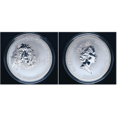 Соломоновы о-ва 25 Долларов 2006 год. Год собаки. Лунный календарь / Гороскоп