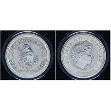 Австралия 1 Доллар 2004 год. Год Обезьяны. Лунный календарь / Гороскоп