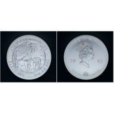 Замбия 5000 Квач 2003 год. Слоны. Дикие животные Африки