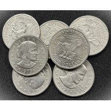 США 1 Доллар 1979 P год. Сьюзен Энтони. Парящий орёл. AUNC (BOX979)