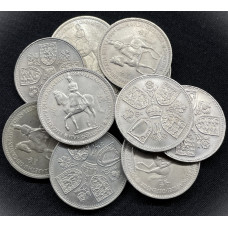 Великобритания 5 Шиллингов 1953 год. Коронация Королевы Елизаветы II. UNC (BOX1139)