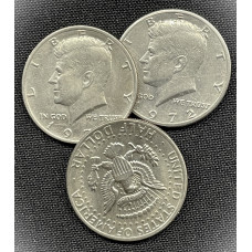 США 1/2 Доллара / 50 Центов 1972 год. Джон Кеннеди. AUNC (BOX37)