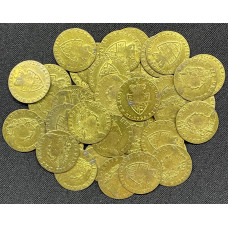 Великобритания 1/2 Гинеи 1768 год. Токен / Игровой жетон. Георг III (BOX85)