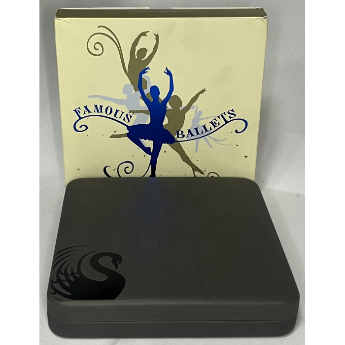 Тувалу Набор из пяти монет 1 Доллар 2010 год. Знаменитые Балеты. Цветная. Proof