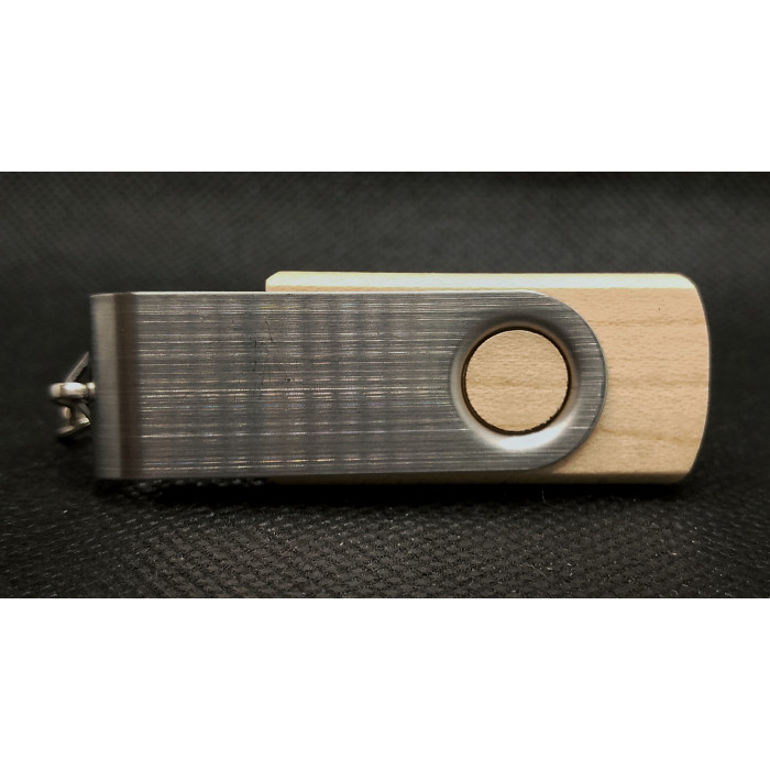 USB - флеш память - накопитель. Флешка 16 Gb. Дерево, металл (BOX258)