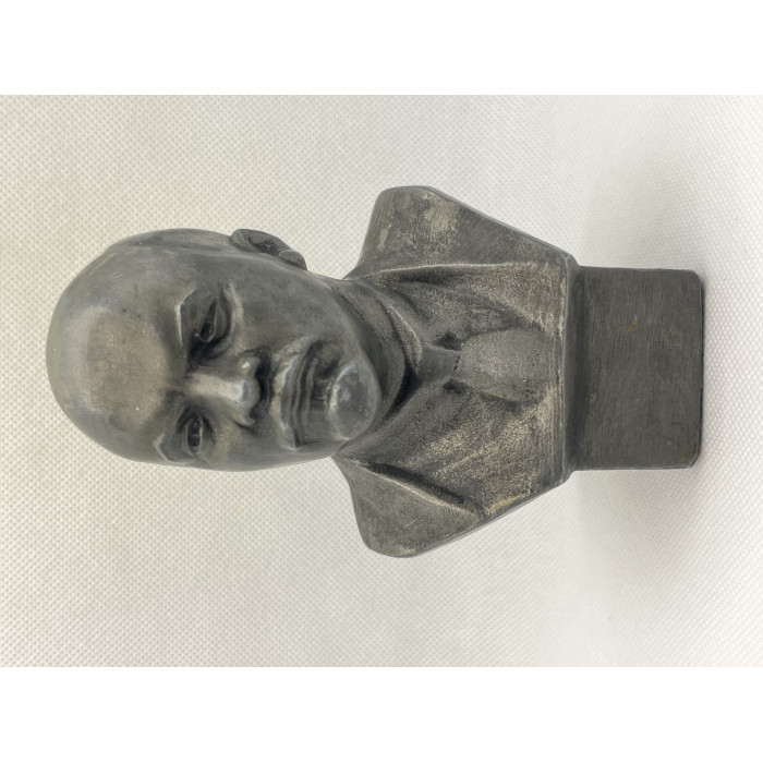 СССР, настольный бюст "В. И. Ленин" авторская работа К. Теворкяна. Силумин. 