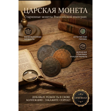 Монета Царской России "5 Копеек 1869 ЕМ год". Период правления Александра II. Оригинал. (BOX86)