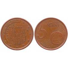 Испания 5 Евроцентов 1999 год KM# 1042