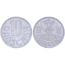 Австрия 10 Грошей 1976 год KM# 2878