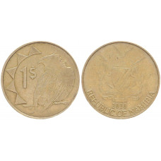 Намибия 1 Доллар 2010 год KM# 4 Орёл-скоморох