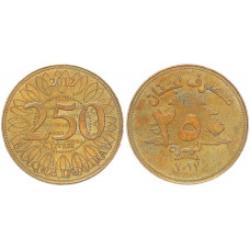 Ливан 250 Ливров 2012 год AUNC KM# 36