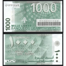 Ливан 1000 Фунтов 2004 год UNC P# 84a