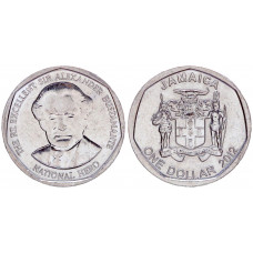 Ямайка 1 Доллар 2012 год KM# 189 Александр Бустаманте