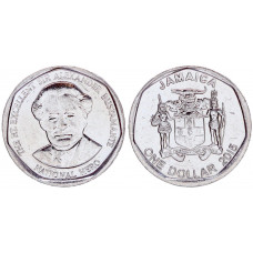 Ямайка 1 Доллар 2015 год KM# 189 Александр Бустаманте
