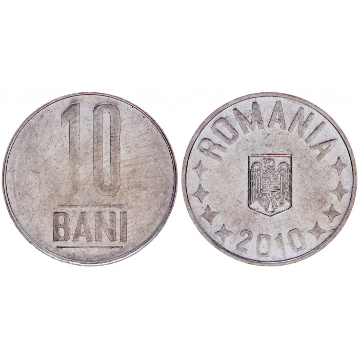 Румыния 10 Бани 2010 год KM# 191