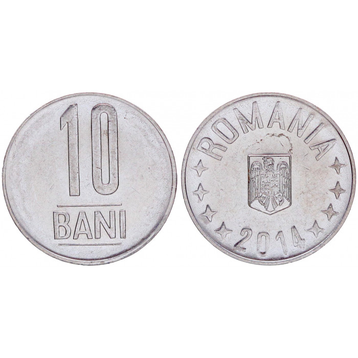 Румыния 10 Бани 2014 год KM# 191