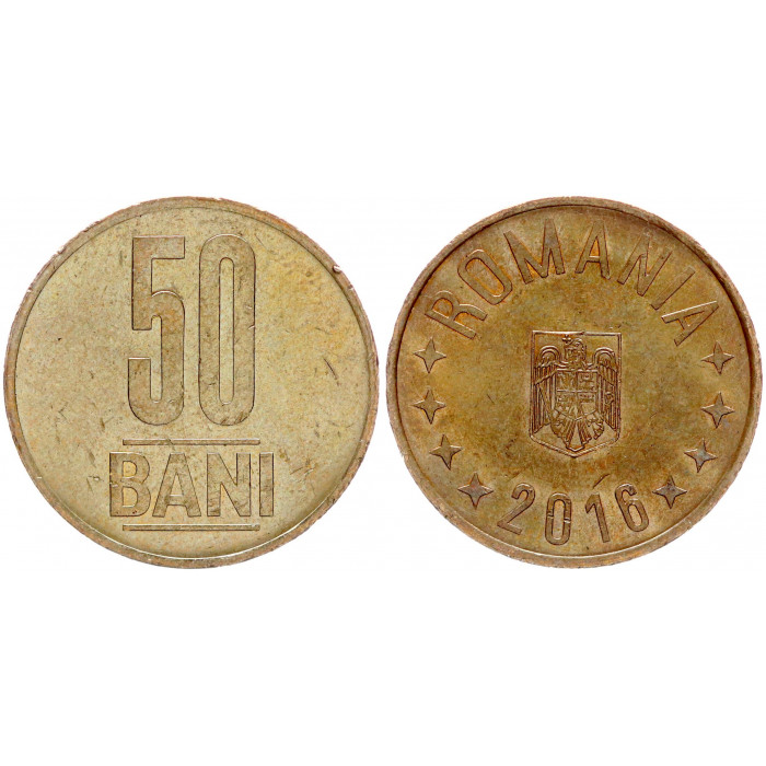 Румыния 50 Бани 2016 год KM# 192