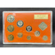 СССР Годовой набор 1 2 3 5 10 15 20 50 Копеек 1 Рубль + Жетон 1990 ЛМД год BUNC WCC# ms32 Mint set Годовой набор из 9 монет + жетон ЛМД