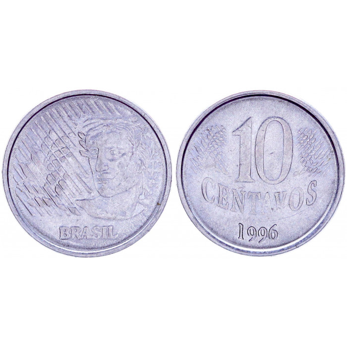 Бразилия 10 Сентаво 1996 год KM# 633
