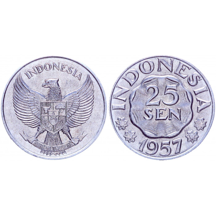 Индонезия 25 Сен 1957 год UNC KM# 11