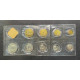 СССР 1 2 3 5 10 15 20 50 Копеек 1 Рубль + Жетон 1989 ЛМД год BUNC WCC# ms31 Mint set Годовой набор из 9 монет + жетон ЛМД В запайке