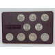 СССР 1 5 Рублей 1989 год UNC Набор из 9 монет в фирменной упаковке