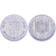 Румыния 500 Леев 1999 год  AUNC КМ# 145