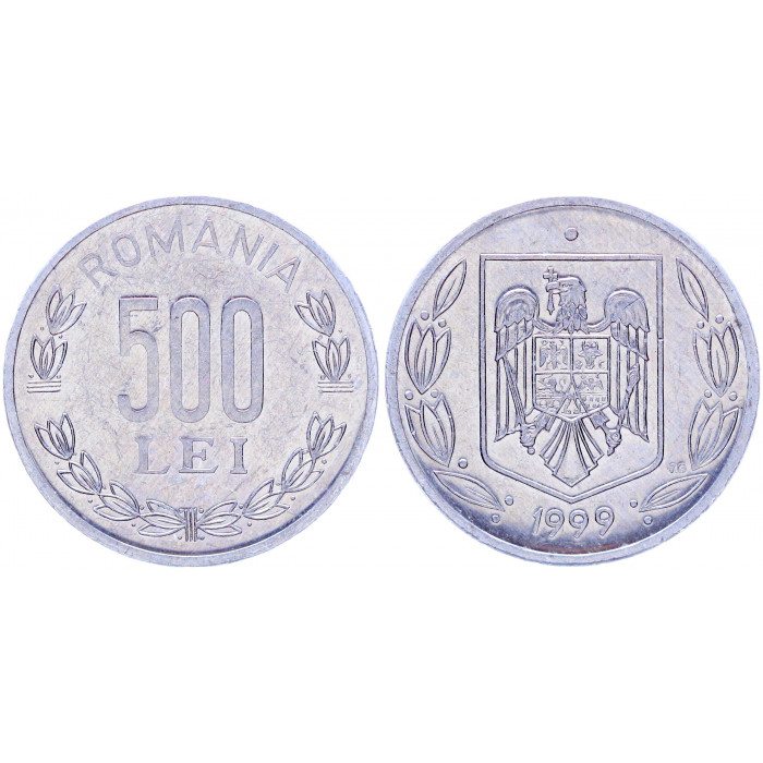 Румыния 500 Леев 1999 год  AUNC КМ# 145