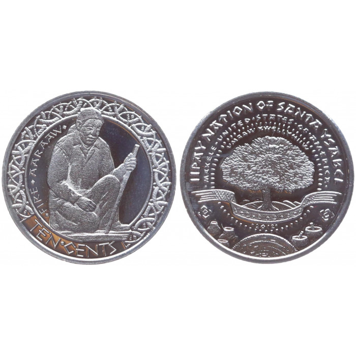США 10 Центов 2012 год Prooflike Col# FF-00455 Фантазийные выпуски