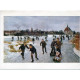 Открытка Искусство Питер ХансенЗа городом, на льду