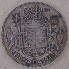Канада 50 центов 1940 