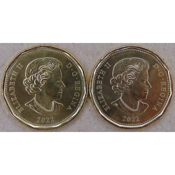 Канада 1 доллар 2022 Джазовый музыкант Оскар Петерсон UNC Цветная + Простая