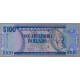 Гайана 100 долларов 2022 UNC