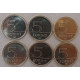 Венгрия 5 форинтов 2021 75 лет форинту FORINT, набор 6 монет UNC 