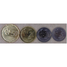 Малайзия 5, 10, 20, 50 сен 2024 UNC