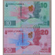 Замбия 10 и 20 квача 2024 (2025) UNC