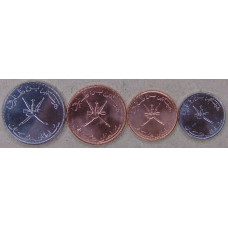 Оман 50, 25, 10, 5 байс 2020 UNC Новый тип