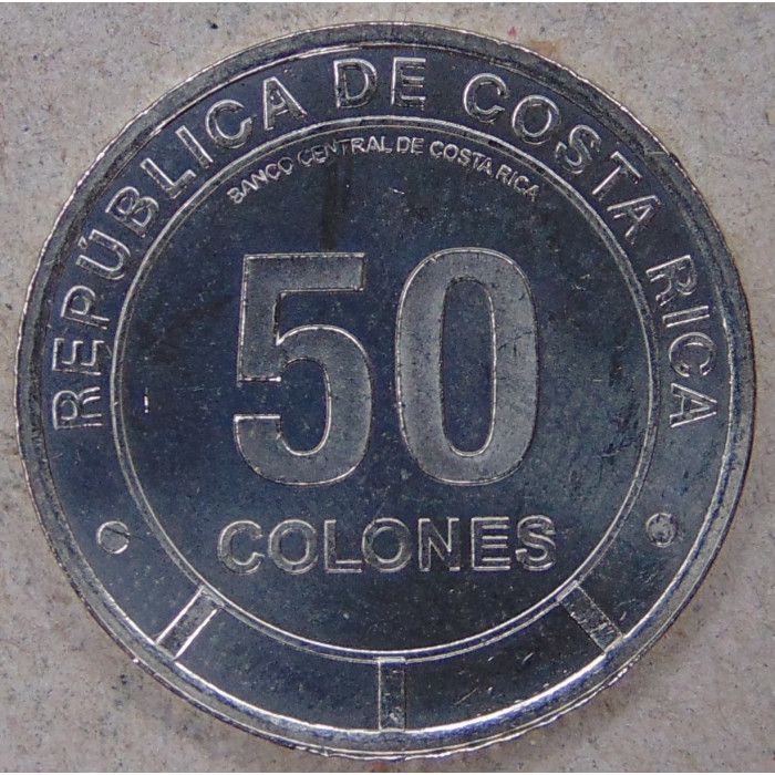 Коста-Рика 50 колон 2023 Мангровый краб UNC