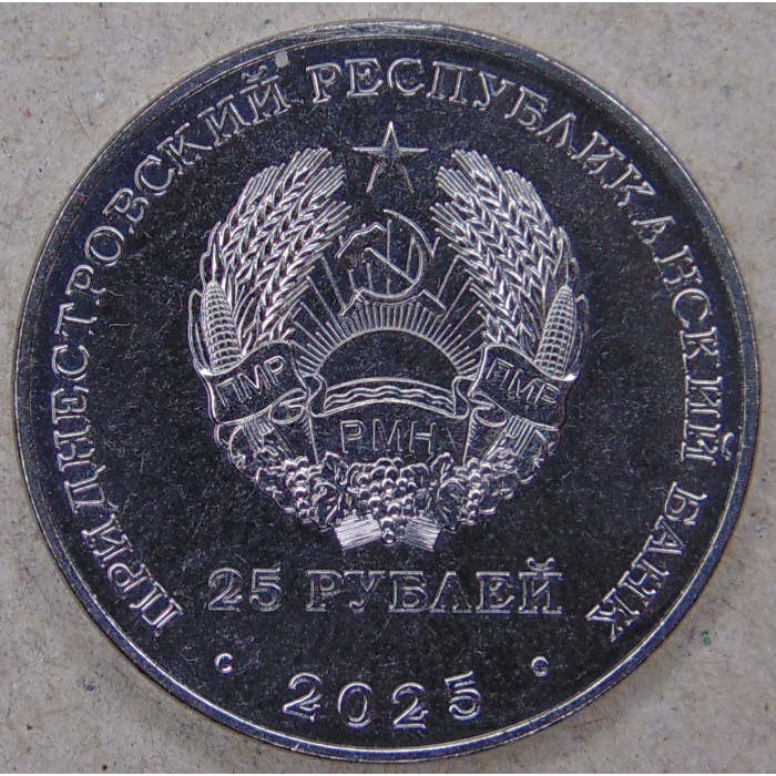 Приднестровье 25 рублей 2025 День Прав человека UNC