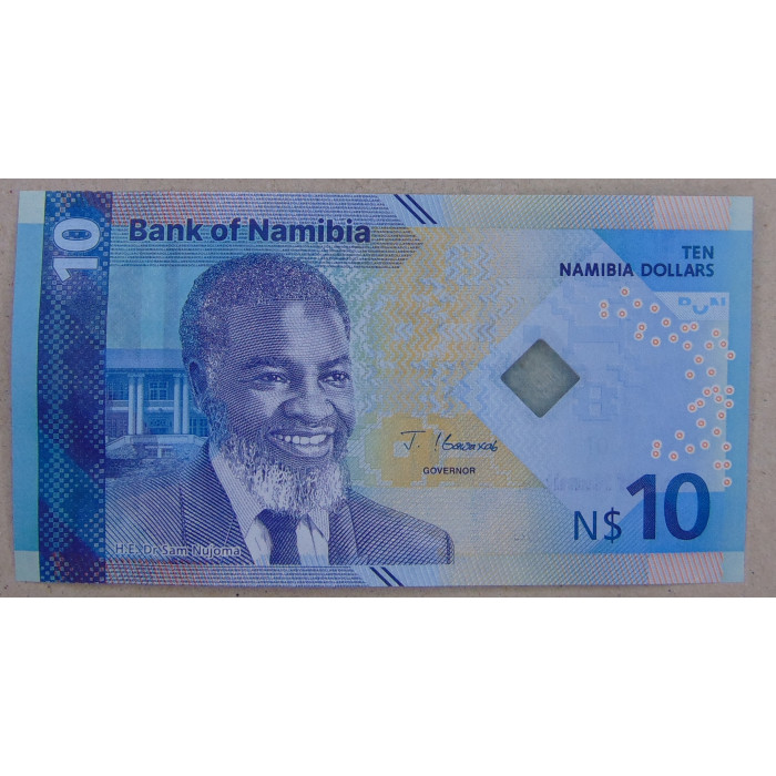 Намибия 10 долларов 2025 UNC