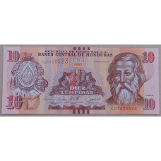 Гондурас 10 лемпира 2024 UNC