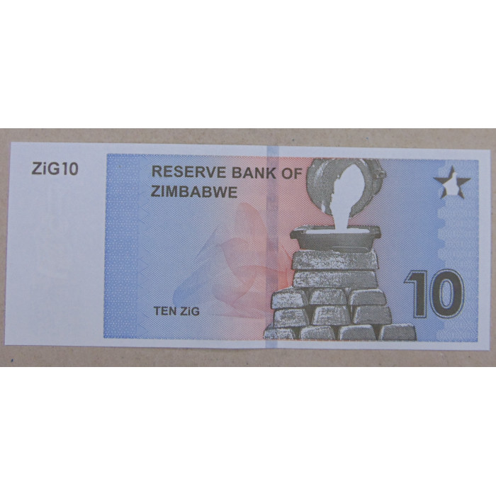 Зимбабве 10 зиг 2024 UNC