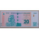 Зимбабве 20 зиг 2024 UNC