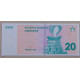 Зимбабве 20 зиг 2024 UNC