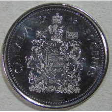 Канада 50 центов 2016 UNC 